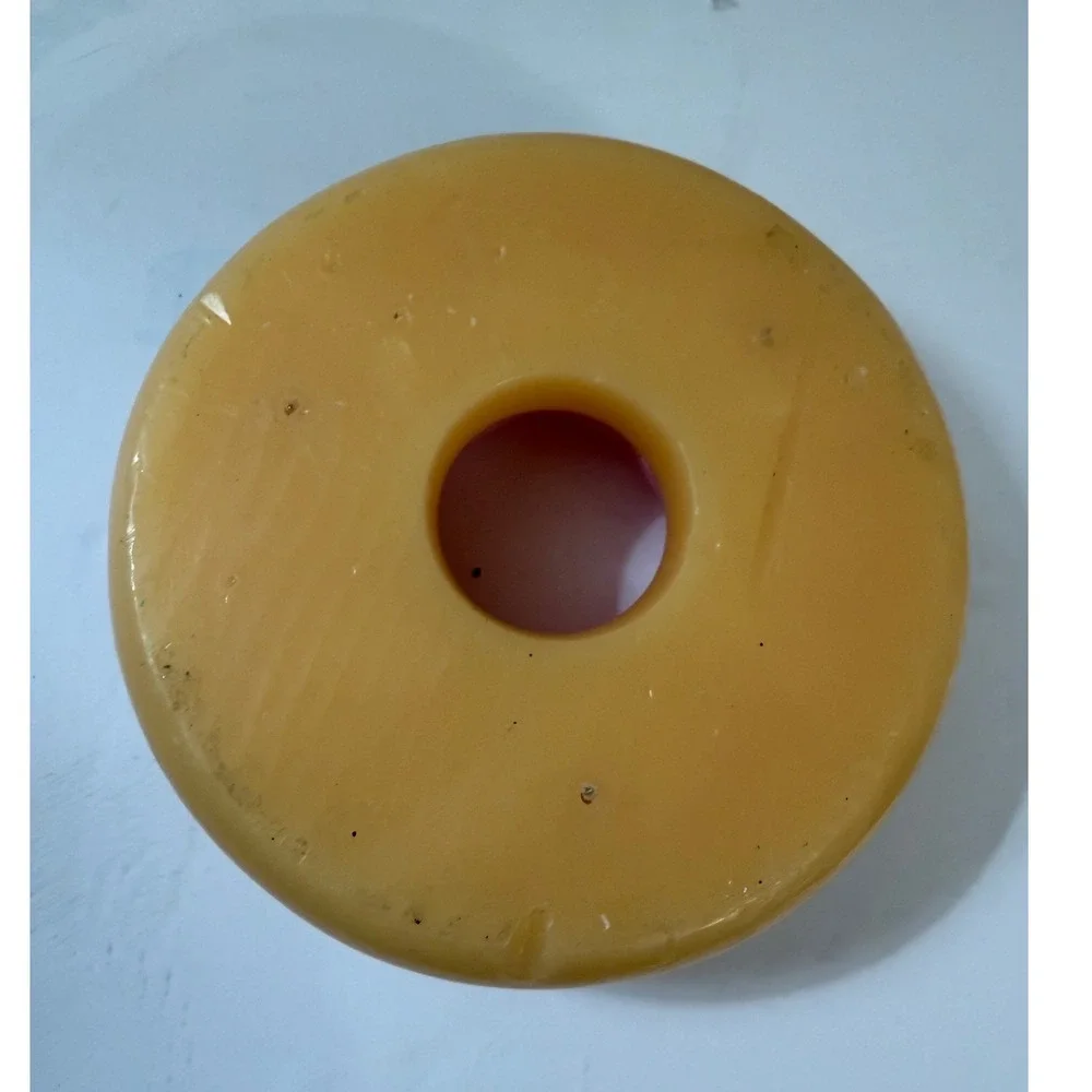 Realistic Pink Frosted Donut Candle with Sprinkles Decorative Novelty Food 5.5